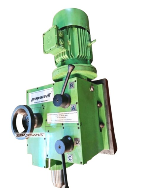Specialised milling heads used to extend capability on plano milling machines