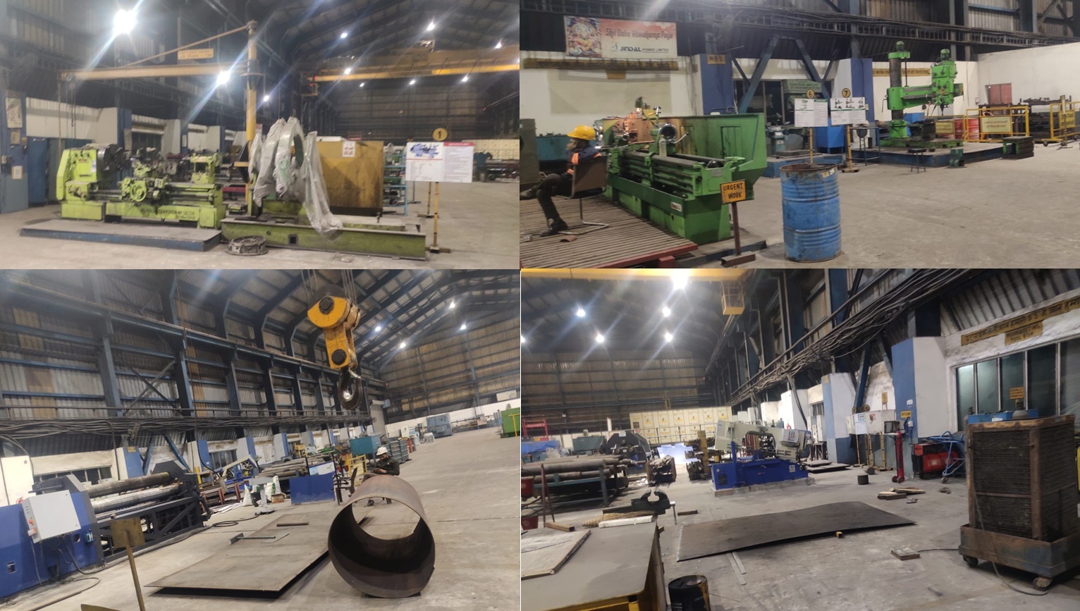 Full-scale maintenance workshop for SCCL Thermal Power Plant including 40+ machines for outage support and precision repair